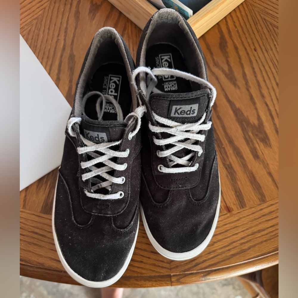 Keds Gray and White Women's Sneakers